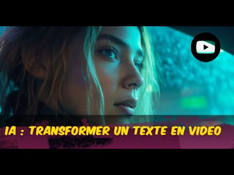 intelligence artificielle: transformez texte en video (gratuit)