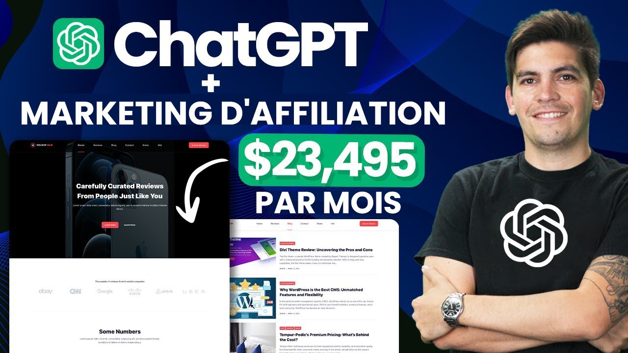 Créez un site web rentable d’affiliation marketing avec ChatGPT et WordPress (Sérieusement)